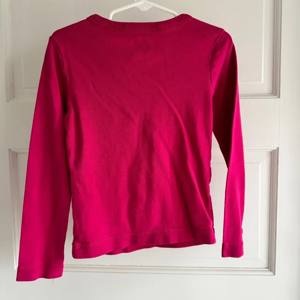 🔵 3 for $9 Old Navy Girls XS Long Sleeve Magenta